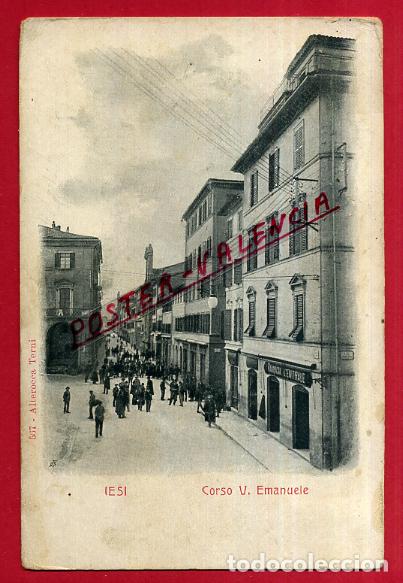 Cartoline: POSTAL IESI, ITALIA, CORSO V. EMANUELE, P83972