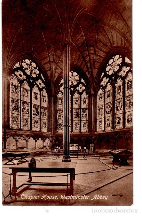 Postales: N&ordm; 6499 POSTAL CHAPIER HOUSE WESTMINSTER ABBEY