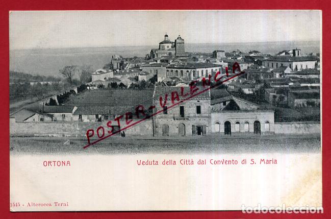Cartoline: POSTAL ORTONA, ITALIA, VEDUTA DELLA CITTA DAL CONVENTO DI S. MARIA, P84023