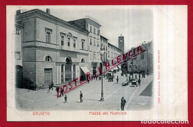 Cartoline: POSTAL ORVIETO, ITALIA, PIAZZA DEL MUNICIPIO, P84028