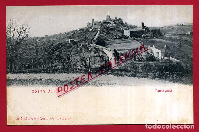 Postkarten: POSTAL OSTRA VETERE, ITALIA, PANORAMA, P84034