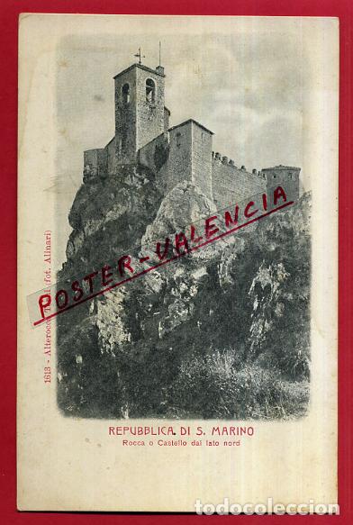 Postkarten: POSTAL REPUBBLICA DI S. MARINO, ITALIA, ROCCA O CASTELLO DEL LATO NORD, P84085