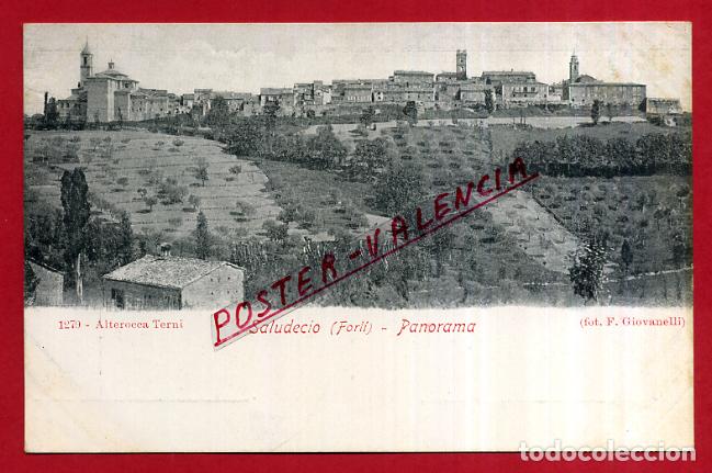 Postkarten: POSTAL SALUDECIO, FORLI, ITALIA, PANORAMA, P84096
