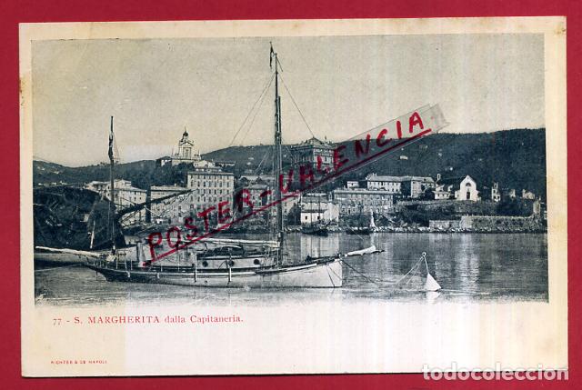 Postkarten: POSTAL S. MARGHERITA, ITALIA, DALLA CAPITANERIA, P84099