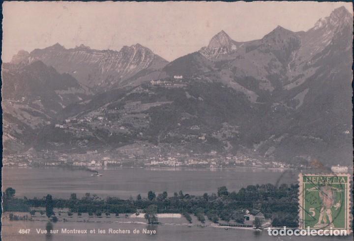 Postais: VUE SUR MONTREUX ET LES ROCHERS DE NAYE. ICF 5322/13. ERNEST HARTMANN