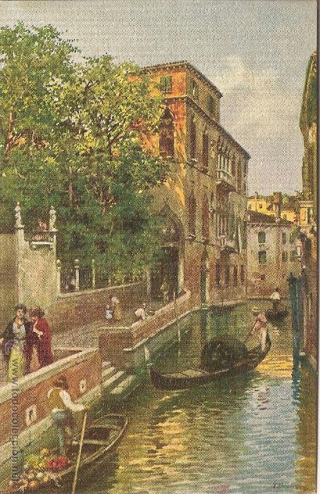 Postales: VENEZIA, ANTIGUA POSTAL ART&Iacute;STICA, RIO VANAXEL  - ATTILIO SCROCCHI 4326-6&ndash; S/C