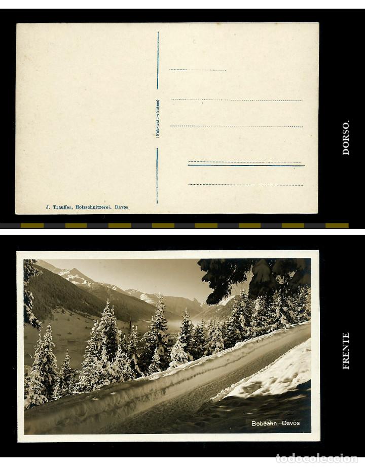 Postales: Bobbahn. Davos. Suiza. - Foto 1