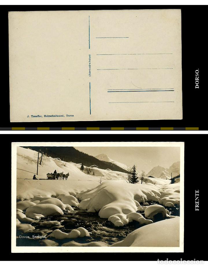 Postales: Davos. Sertigal. Suiza. - Foto 1