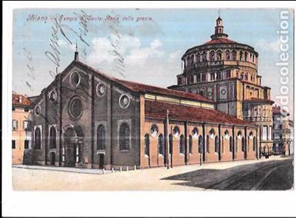 Postkarten: TARJETA POSTAL DE ITALIA. MILANO - TEMPIO DI SANTA MARIA DELLE GRAZIE.