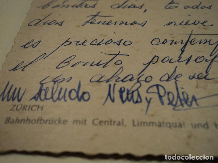Postales: posal de zurich circulada - Foto 2
