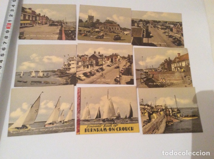 Postales: 9 Postales PEQUE&Ntilde;AS de Burnham-on-Crouch - A&Ntilde;OS 50-60
