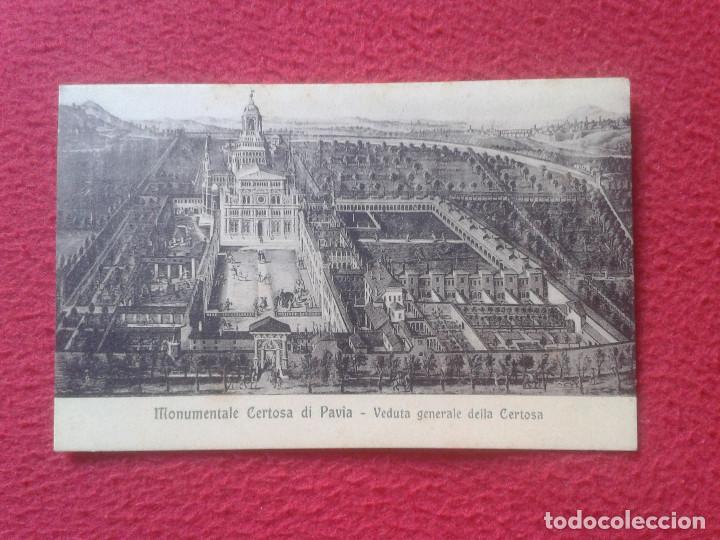 Postales: POSTAL POSTCARD CARTE POSTALE ITALIA MONUMENTALE CERTOSA DI PAVIA VEDUTA GENERALE DELLA CERTOSA VER