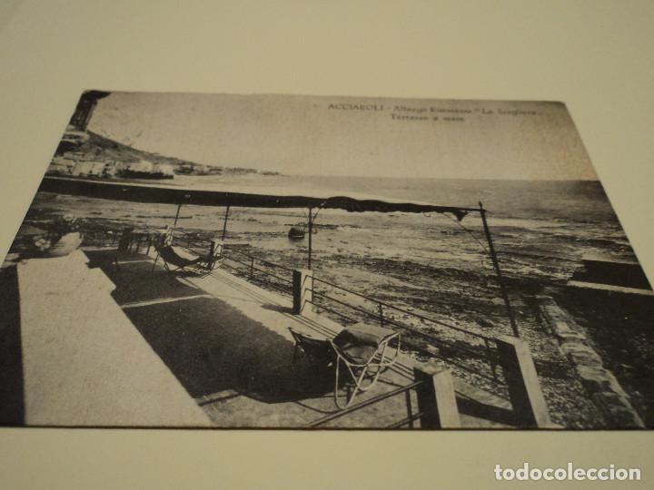 Cartoline: acciaroli albergo ristorante la scogliere 15 x 10 cm circulada 1939