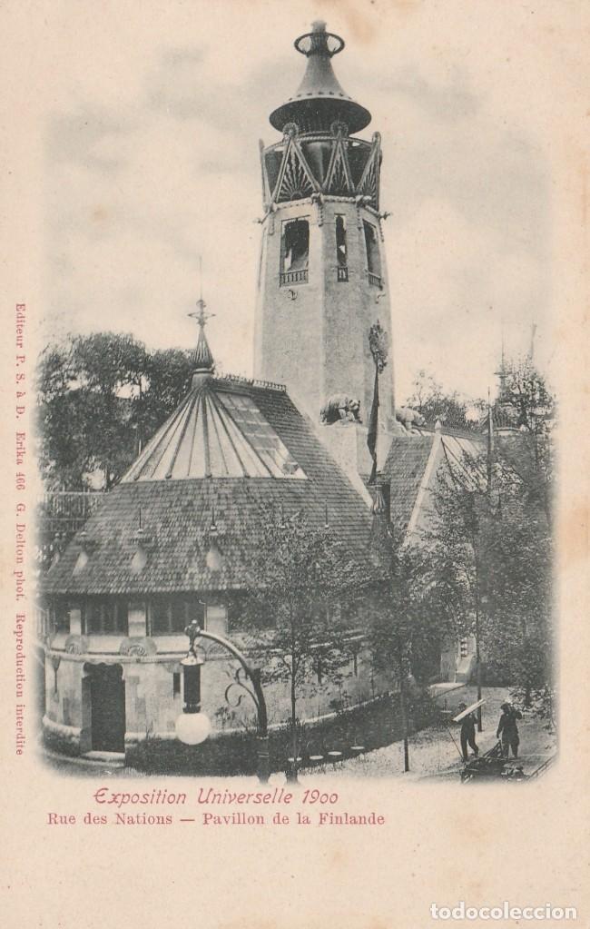 Cartes Postales: EXPOSITION UNIVERSELLE 1900 PARIS - PAVILLON DE LA FINLANDE / FINLANDIA -ED P. S. a D. ERIKA - NUEVA