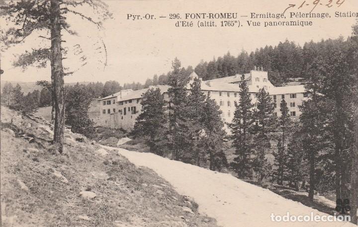 Cartes Postales: FONT ROMEU - ESTATION D&acute;ETE - ERMITAGE - BALNEARIO - N&ordm; 296 - ESCRITA Y FECHADA SETIEMBRE  1924