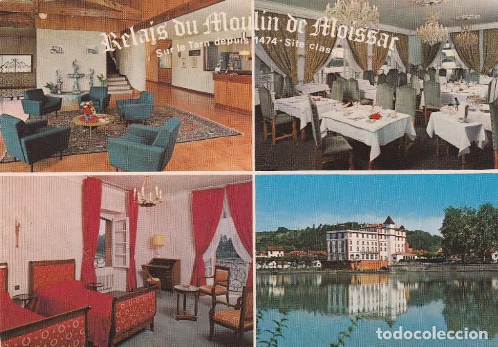 Cartes Postales: HOTEL RELAIS DU MOULIN DE MOISSAC - RESTAURANT - COCHE - ED. ELIOPHOT - A&Ntilde;OS 70 - ESCRITA