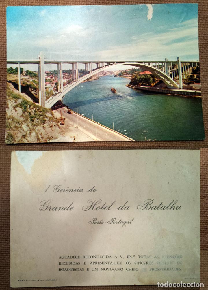 Cartoline: PORTO - PORTUGAL - PONTE DA ARR&Aacute;BIDA - GER&Eacute;NCIA DO GRANDE HOTEL DA BATALHA - postcard