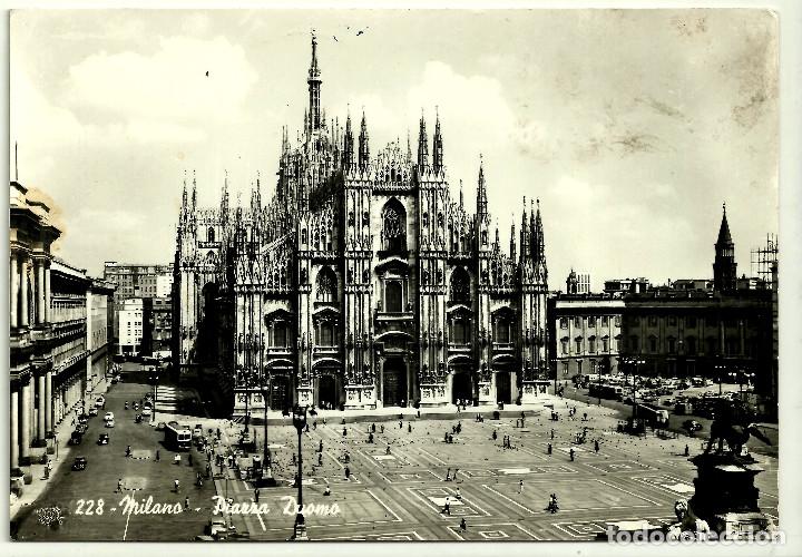 Postales: POSTAL DE MILANO (PIAZZA DUOMO) - Foto 1