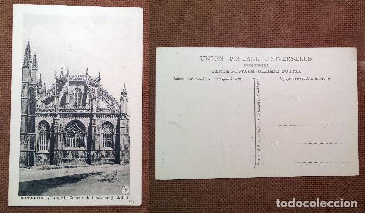 Postais: BATALHA - PORTUGAL - CAPELLA DO FUNDADOR, D. JO&Aacute;O I - postcard