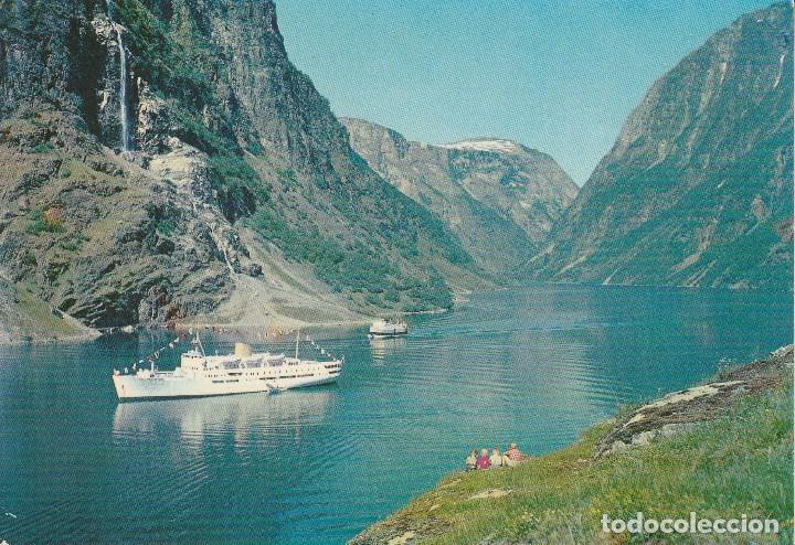 Postkarten: N&ordm; 30032 POSTAL NORUEGA BARCO