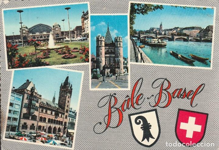 Postkarten: N&ordm; 30136 POSTAL SUIZA BALE BASEL