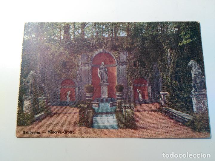 Postcards: POSTAL DE AUSTRIA. CASTILLO DE HELLBRUNN. Minerva Grotte. No circulada.