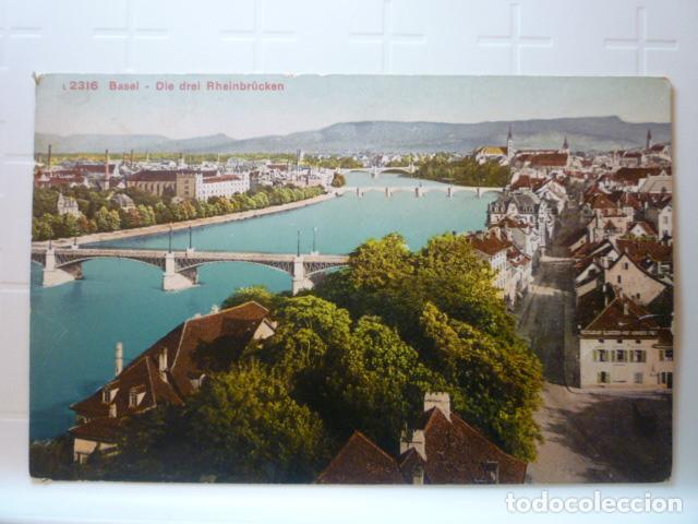 Postales: POSTAL BASILEA. ESCRITA 1912. - Foto 1