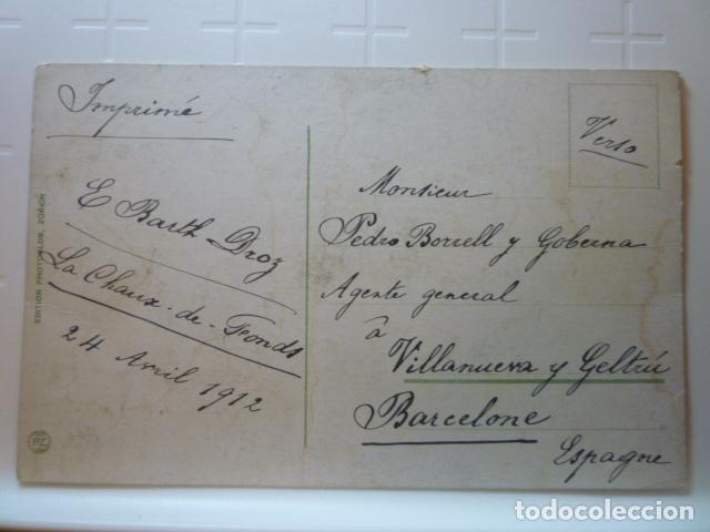 Postales: POSTAL BASILEA. ESCRITA 1912. - Foto 2