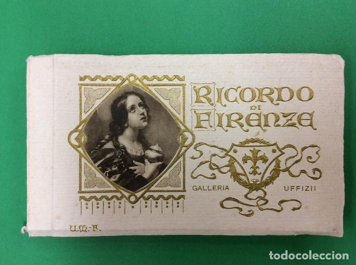 Postales: Recuerdo de Florencia / RICORDO DI FIRENZA / GALERIA UFFIZI / 17 POSTALES