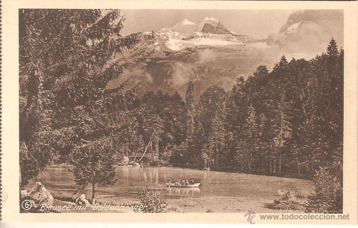 Postales: BERN - L&Ouml;TSCHBERG - SIMPLON - LE LAC BLEU ET LES ALPES  - edition photo franco-suisse - S/C