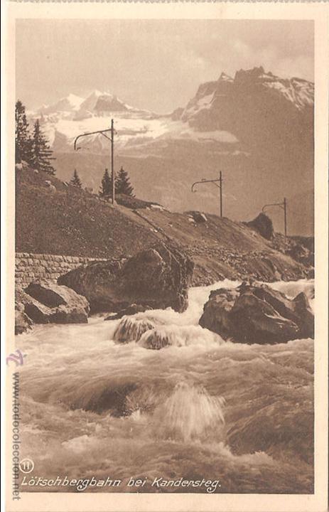 Postales: BERN - L&Ouml;TSCHBERG - SIMPLON - CHEMIN DE FER DU L&Ouml;TSCHBERG - edition photo franco-suisse - S/C