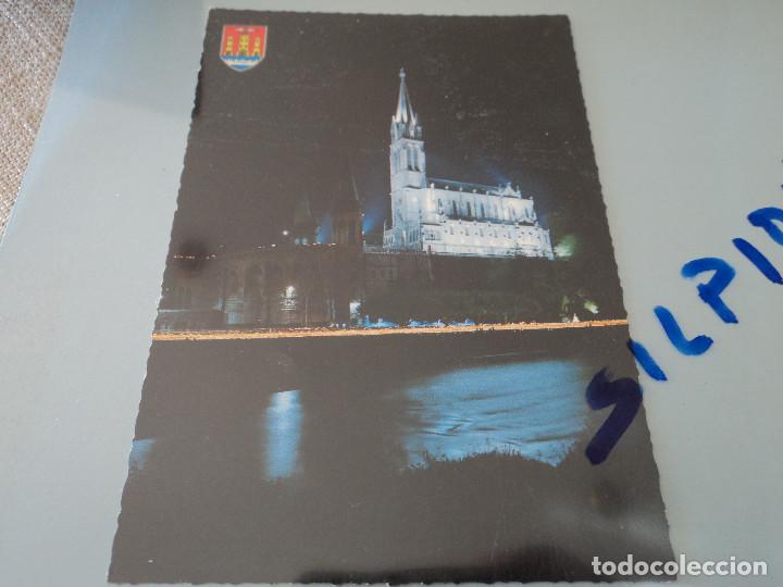 Postales: lourdes 65 basilique de nuit - Foto 1