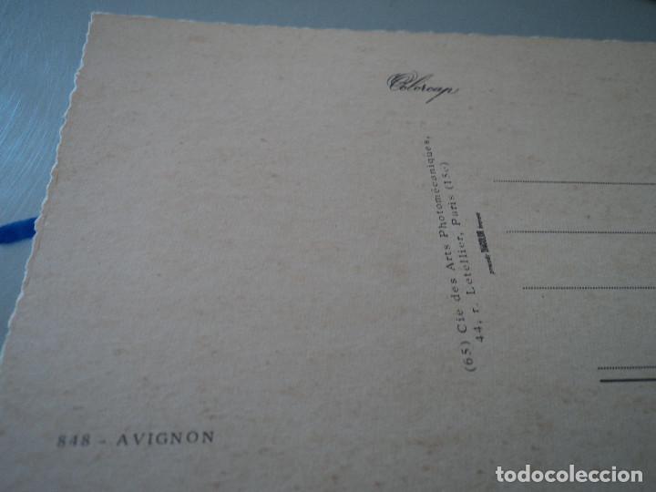 Postales: antigua postal de avignon, n&ordm; 848 - Foto 2