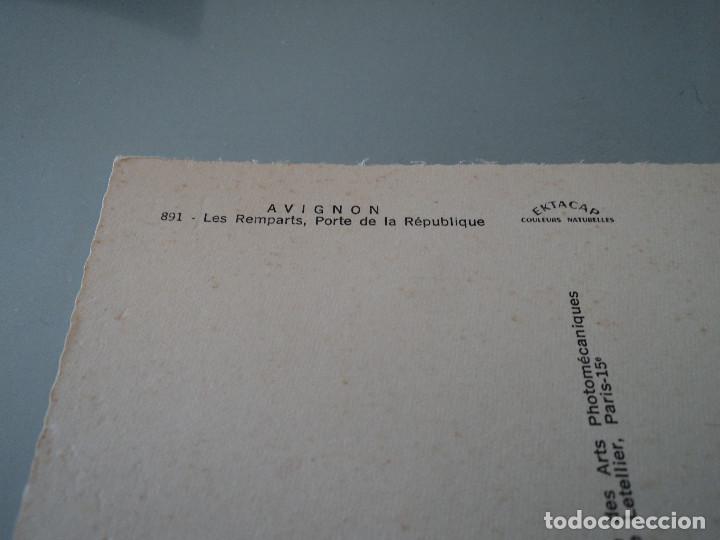 Postales: n&ordm; 891 avignon, antigua postal - Foto 2