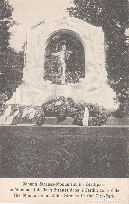 Postales: Johan Strauss, monumento en Stadtpark - Foto 1