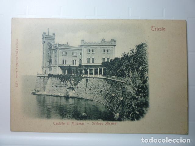 Postales: POSTAL TRIESTE. CASTILLO DE MIRAMAR. SIN CIRCULAR. - Foto 1