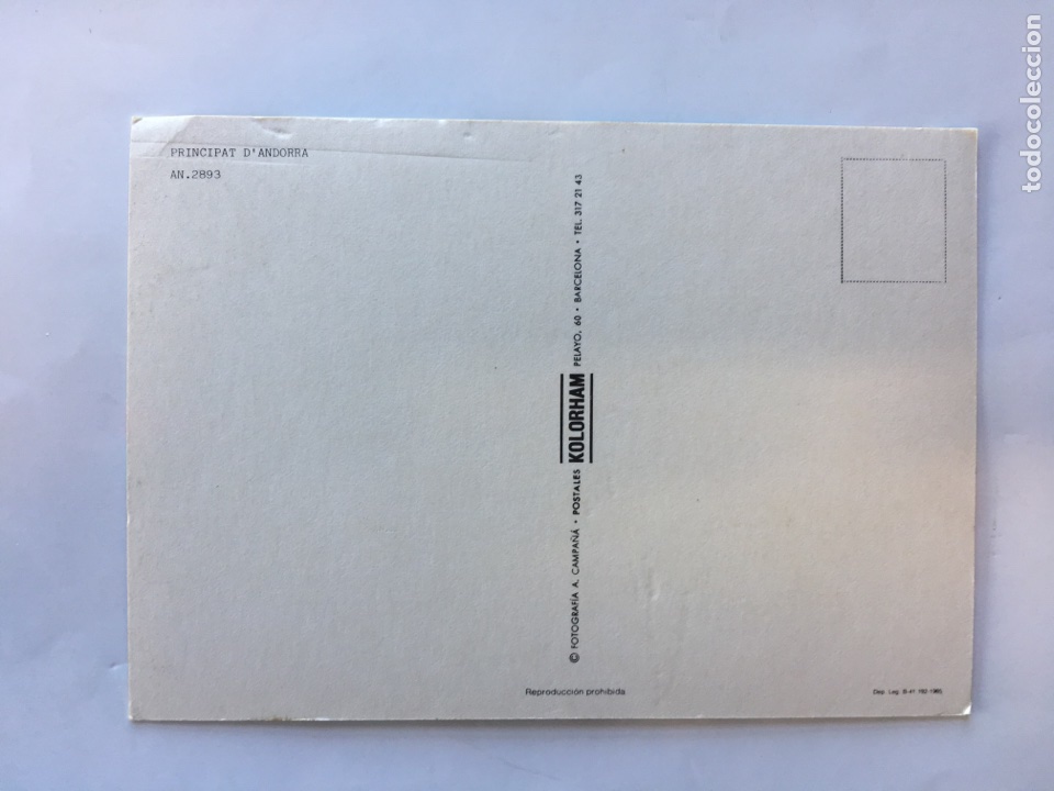 Postales: Postal de Andorra (h.1960) - Foto 2