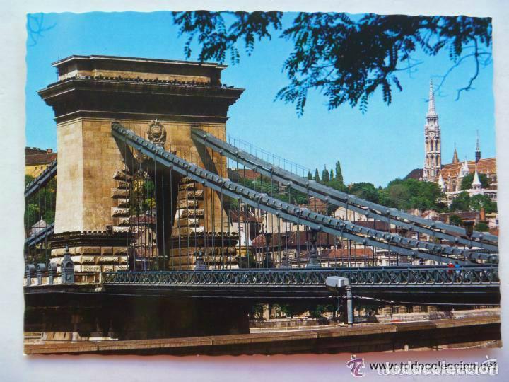 Postales: POSTAL DE BUDAPEST ( HUNGRIA ) : PUENTE , SIN DATOS - Foto 1