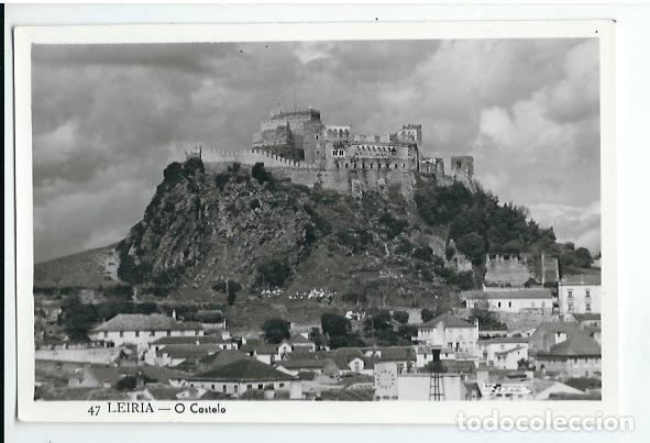 Postkarten: R200 - LOTE DE 3 FOTOS-POSTAL DE PORTUGAL -LEIRIA- CASTILLO -PACO DA REINHA SANTA