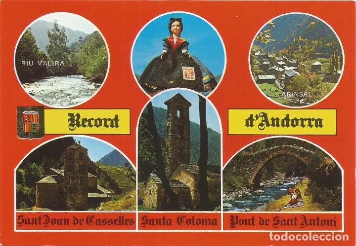 Postcards: ANDORRA, VALLS D'ANDORRA, RECORD D'ANDORRA - ESCUDO DE ORO N&ordm; 296 - SIN CIRCULAR