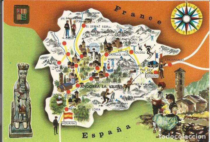 Andorra Mapa De Les Valls D Andorra Escudo D Sold Through Direct Sale 83051404