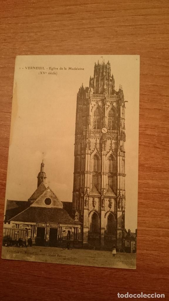 Postcards: POSTAL VERNEUIL EGLISE DE LA MADELEINE SIN CIRCULAR