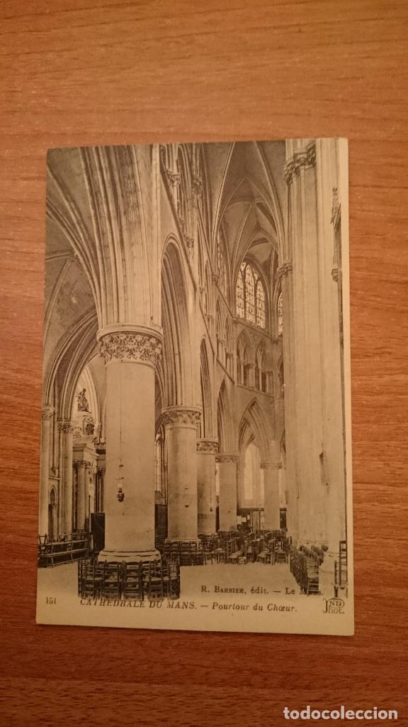 Postais: POSTAL  CATHEDRALE DU MANS `POURTOUR DU CHOEUR SIN CIRCULAR