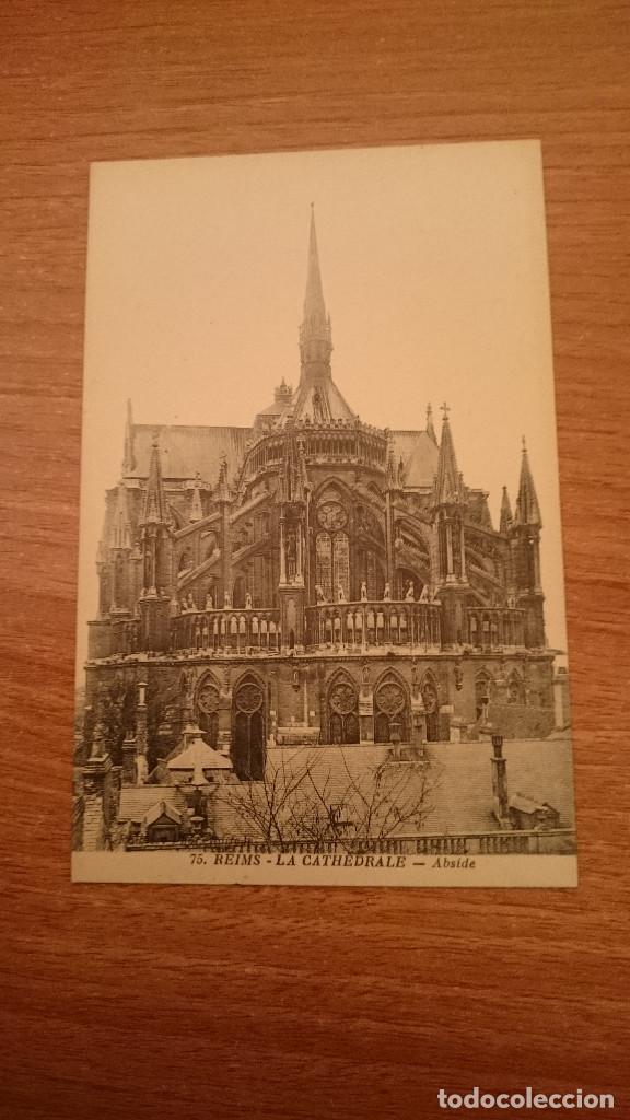 Postales: POSTAL REIMS LA CATHEDRALE ABSIDE SIN CIRCULAR - Foto 1