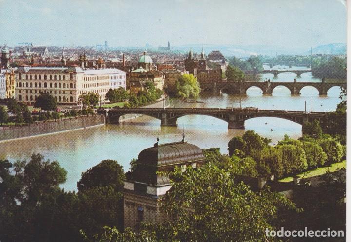 Postales: PRAGA. LOS TRES PUENTES - Foto 1