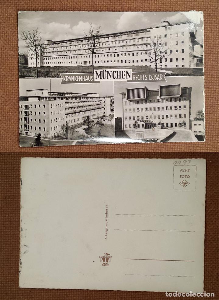 Postales: M&Uuml;NCHEN - KRANKENHAUS - RECHTS D_JSAR - POSTCARD - Foto 1