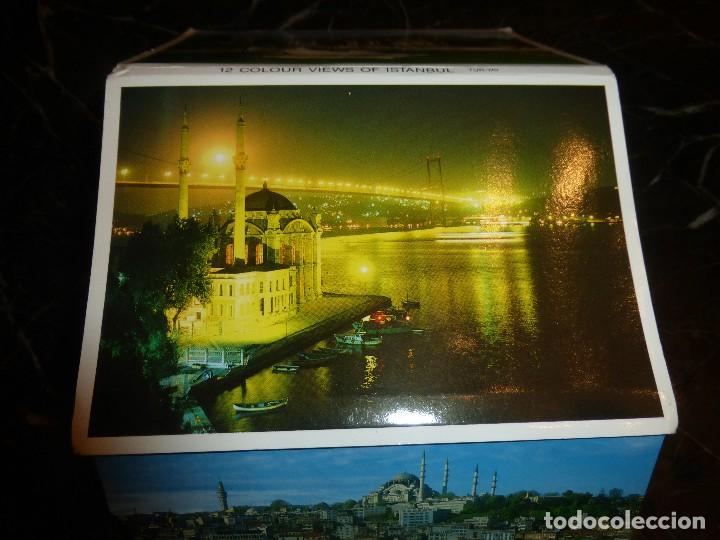 Postales: BLOC DE 12 POSTALES EN ACORDE&Oacute;N DE ESTAMBUL - Foto 2