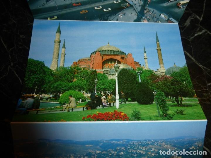 Postales: BLOC DE 12 POSTALES EN ACORDE&Oacute;N DE ESTAMBUL - Foto 6