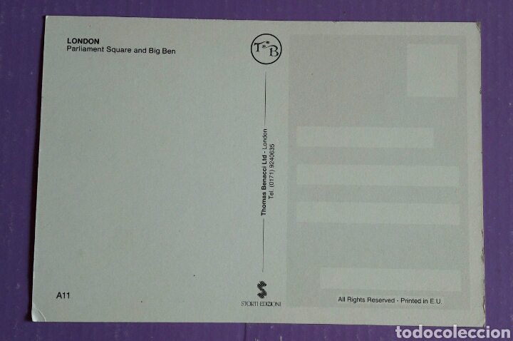 Postales: Postal London sin circular - Foto 2