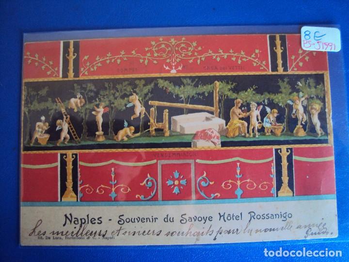 Postales: (PS-51991)POSTAL DE ITALIA-HOTEL ROSSANIGO-NAPLES